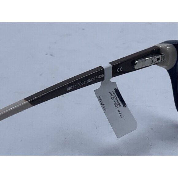 Prodesign Denmark 1801 c.9032 55-15-135 Black, Brown, Cream Plastic Glasses - Picture 6 of 7